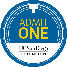 Admit One badge