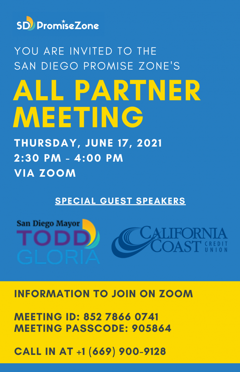 All Partner Meeting Flyer