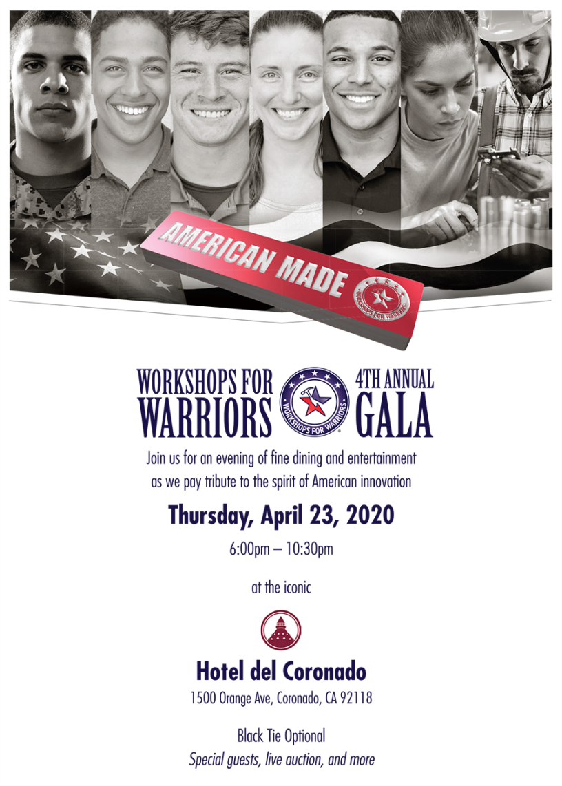 April23WorkshopsforWarriorsGala