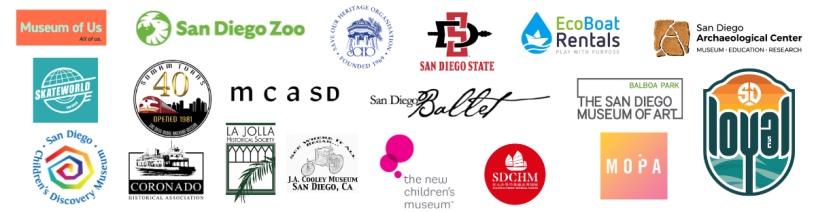 Discover and Go - Logos of attractions offered