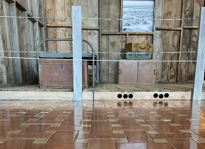 Photo of barrack installation
