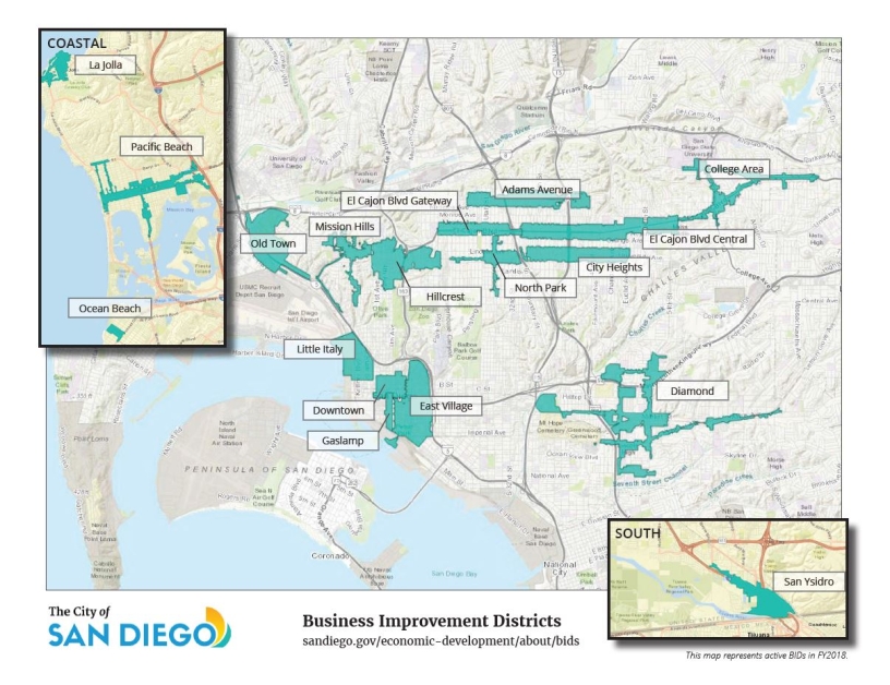 Business Improvement District Map