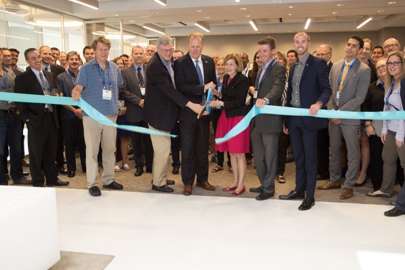 October 2017 BlueTech Incubator ribbon cutting