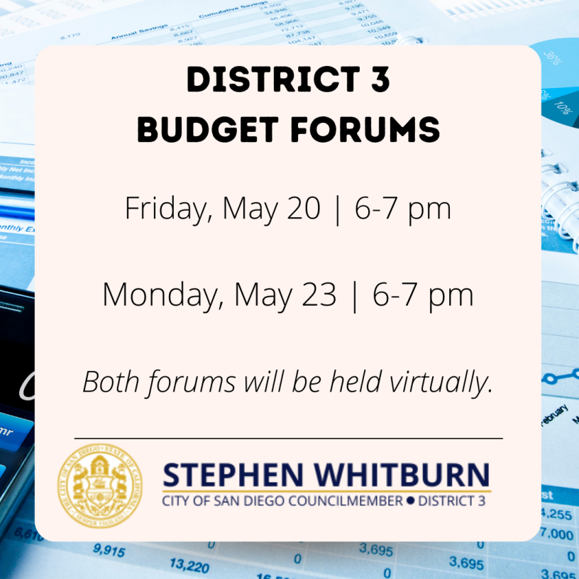 District 3 Budget Forums