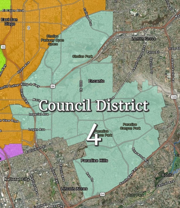 Council District 4 Map