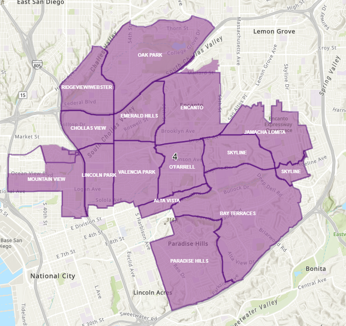 Council District 4 Map