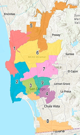 Council Districts Map