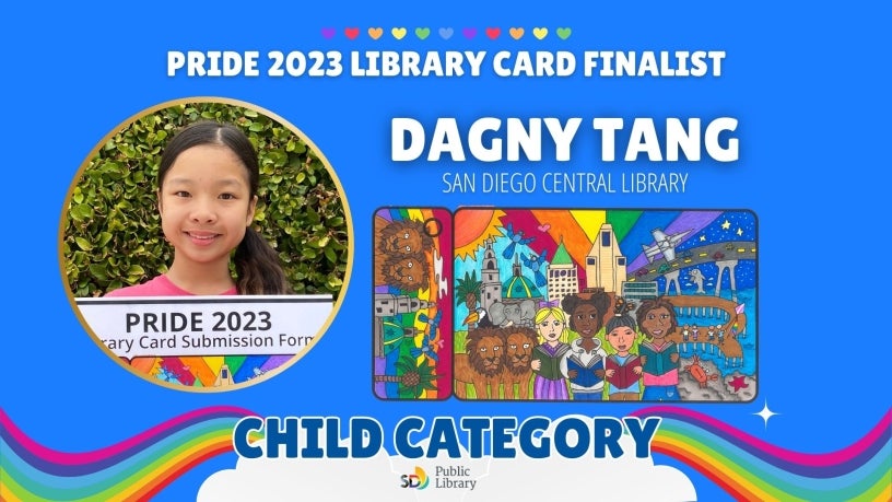 Dagny Tang Pride 2023 Library Card Finalist