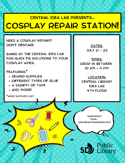 Cosplay Repair flyer