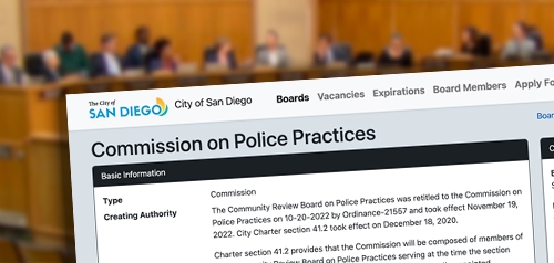 Commission on Police Practices Applicatrion