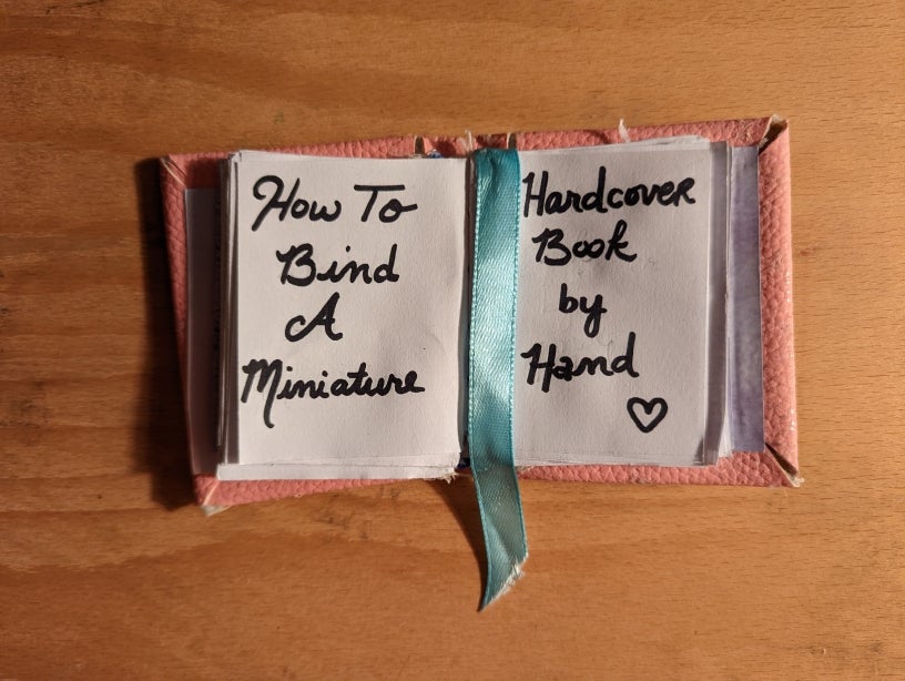 How-To Festival - Craig Wimberly - How to bind a miniature hardcover book by hand
