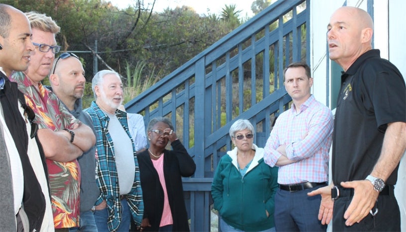 Citizens' Review Board Members Tour SDPD Canine Facility