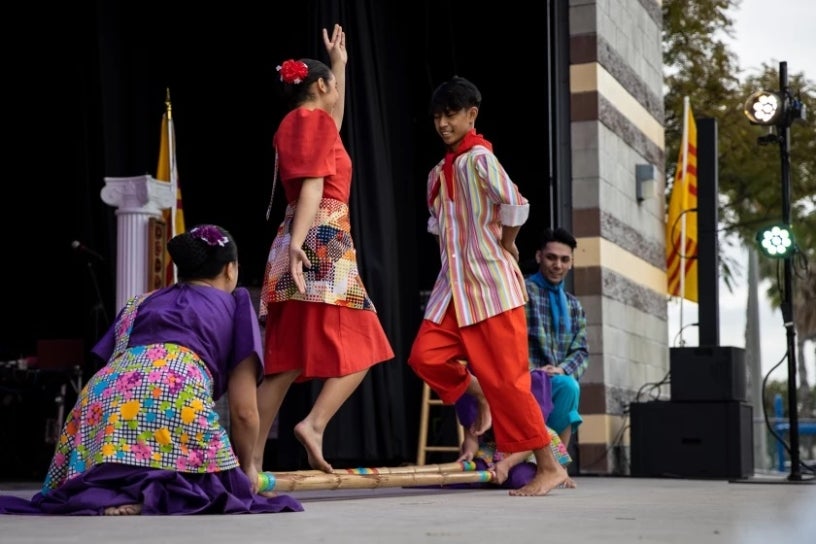 A performance at the City Heights Performance Annex