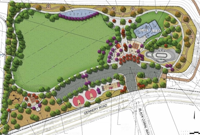 Dennery Ranch Park rendering
