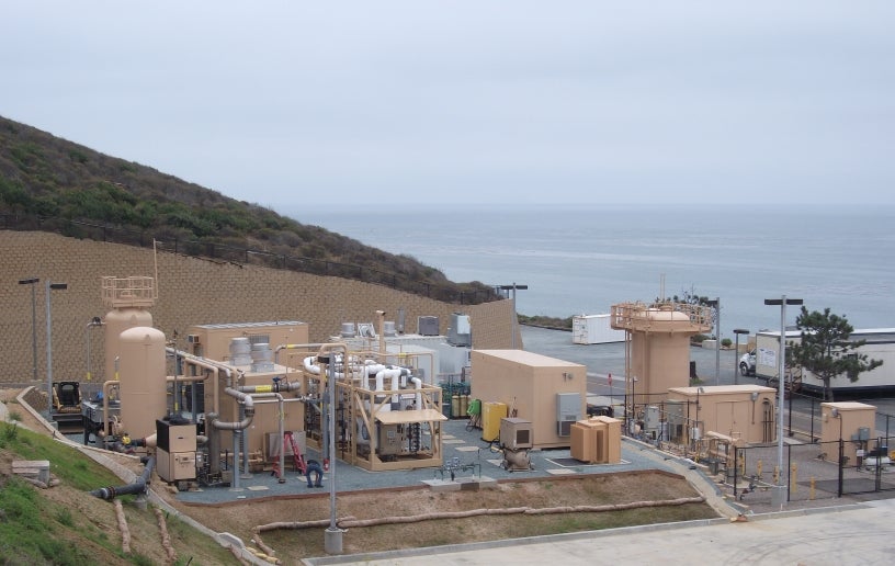 Methane system at Point Loma Wastewater Treatment Plant