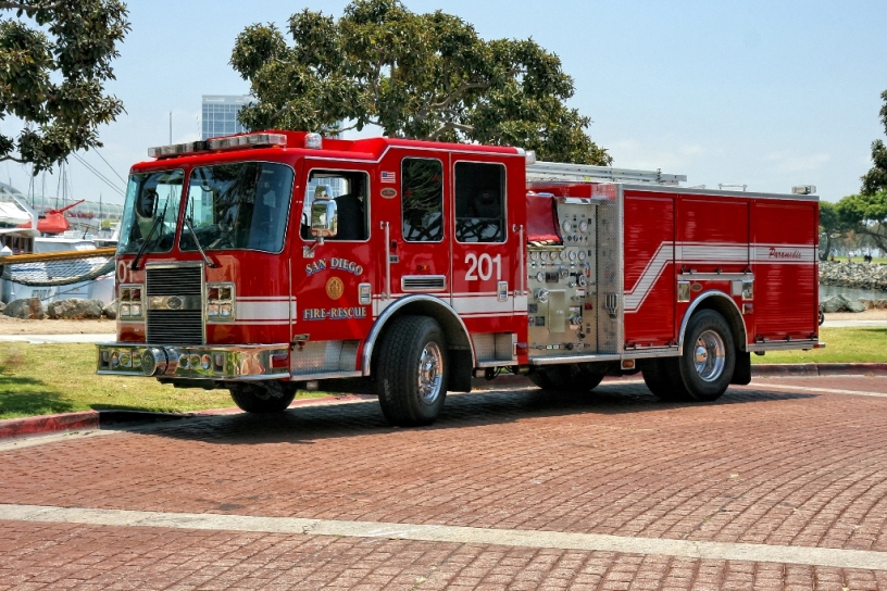 photo of fire engine