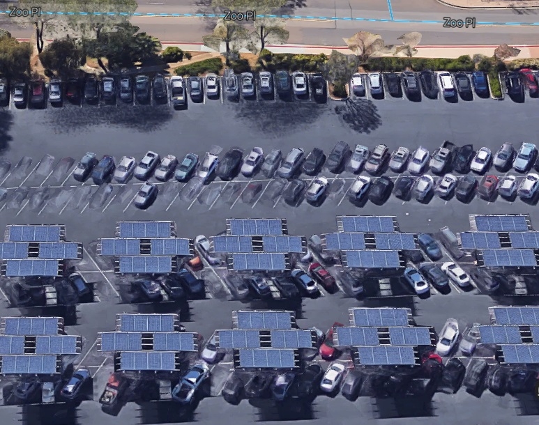 San Diego Zoo Electric Vehicle Charging Stations