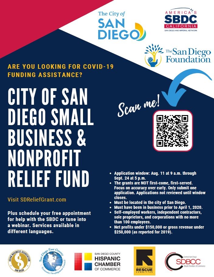 CoSD Small Business and Nonprofit Relief Fund