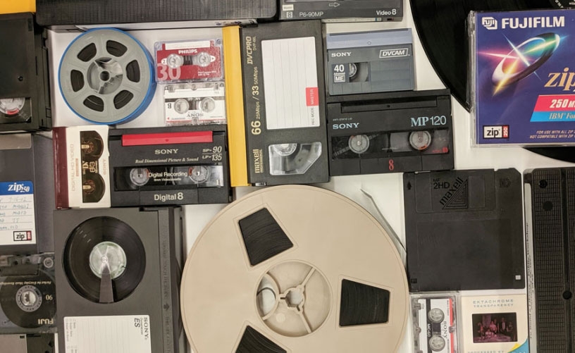 Photo of various analog formats
