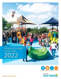 FY22 Adopted Budget cover page