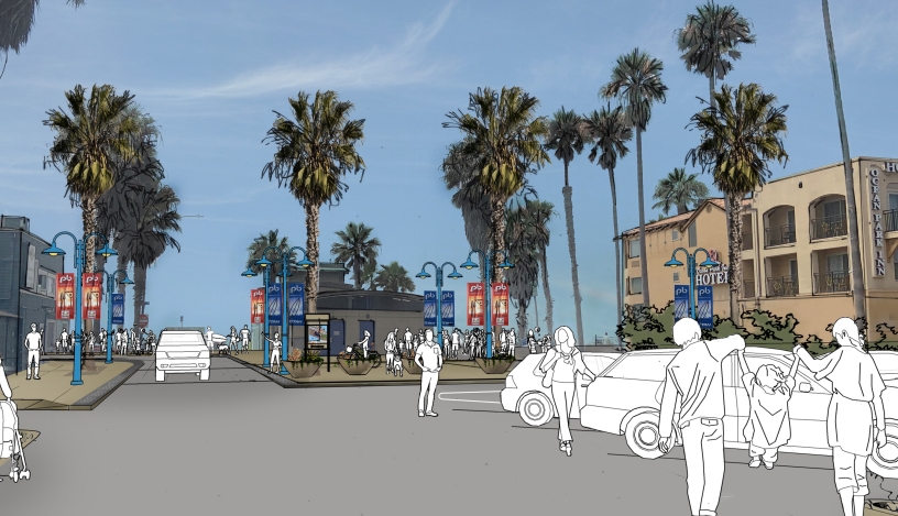 Conceptual drawing of Grand Avenue