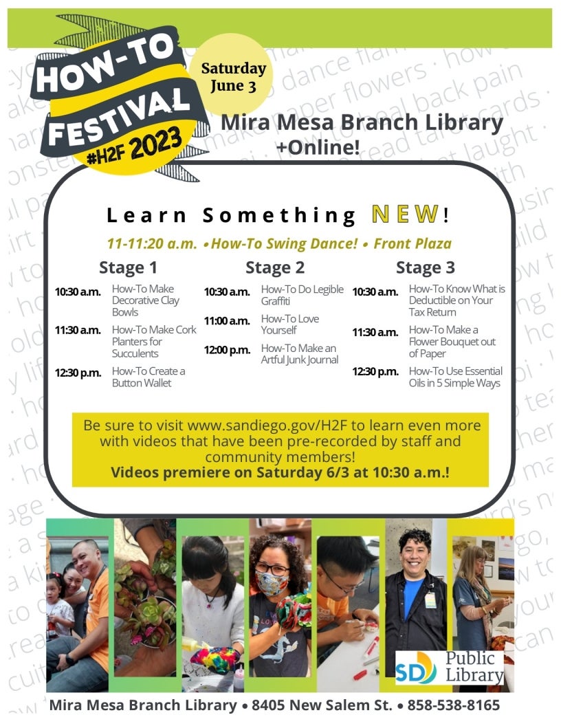 Schedule of How-To Festival 2023