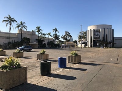 Balboa Park Palisades parking lot