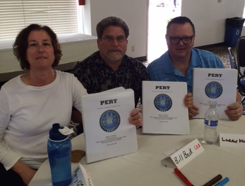 CRB 1st Vice Chair William Beck; Members Mary O'Tousa and Larry McMinn attending 3 day Psychiatric Emergency Response Team (PERT) Academy (June 14-16)