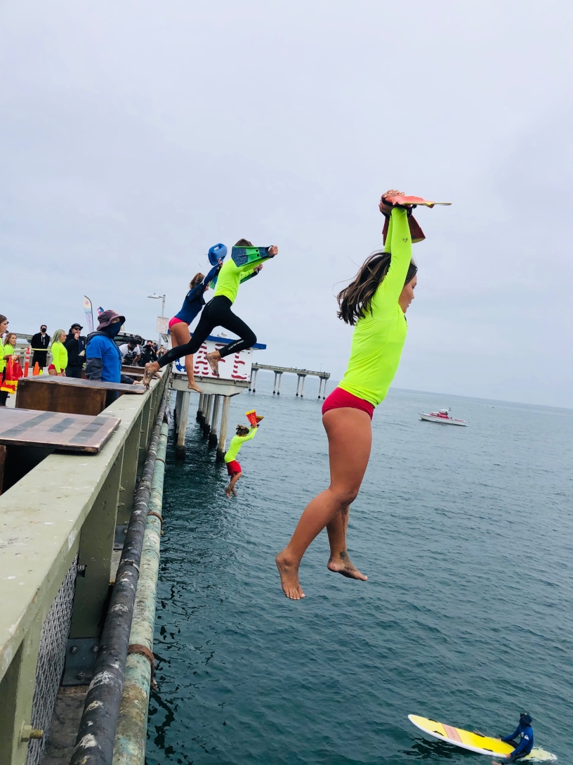 junior lifeguard pier jump