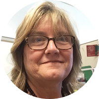 Librarian Ina Gibson