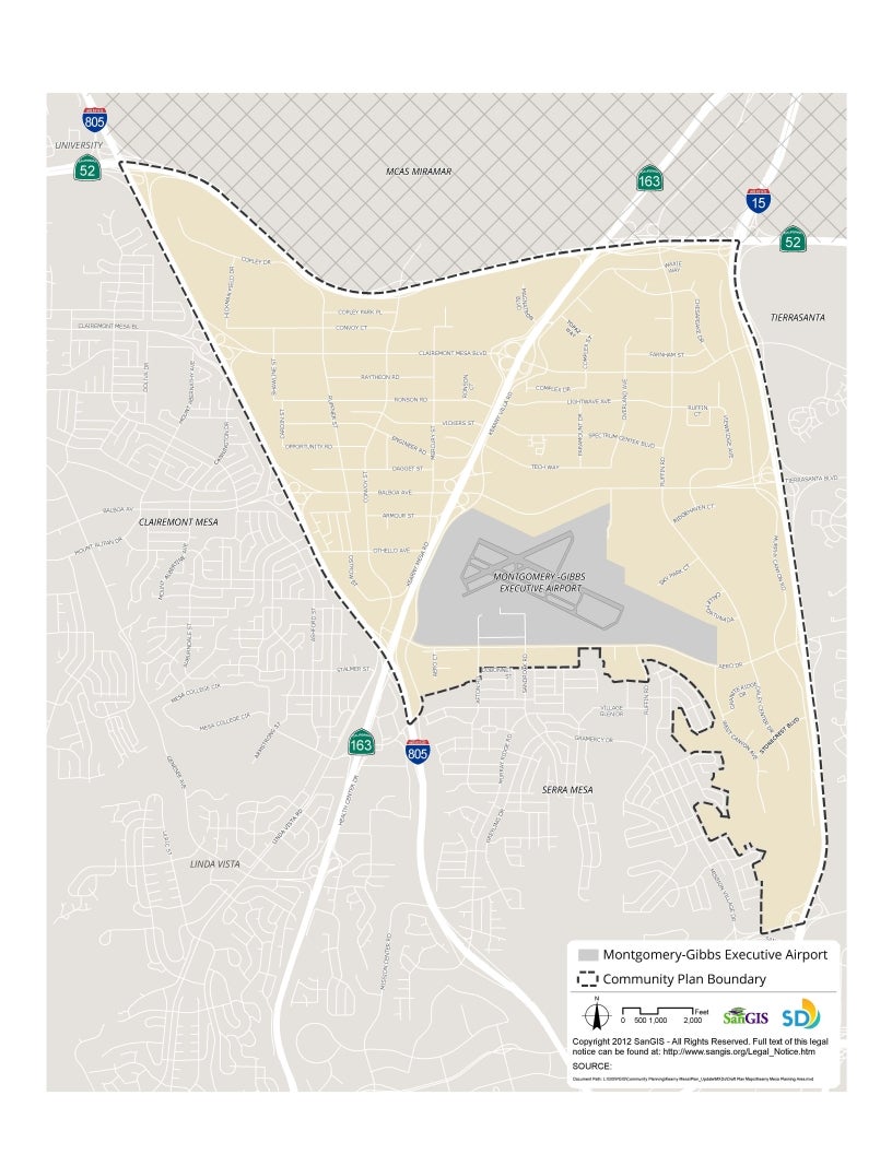 Kearny Mesa Community Plan Update Planning Department City of San