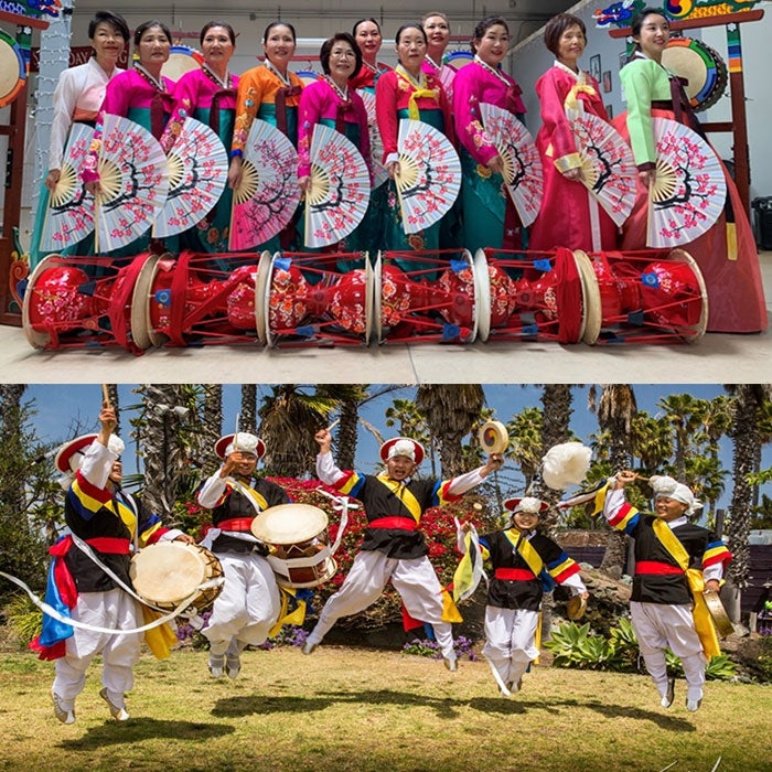 Korean Dance and Drumming groups