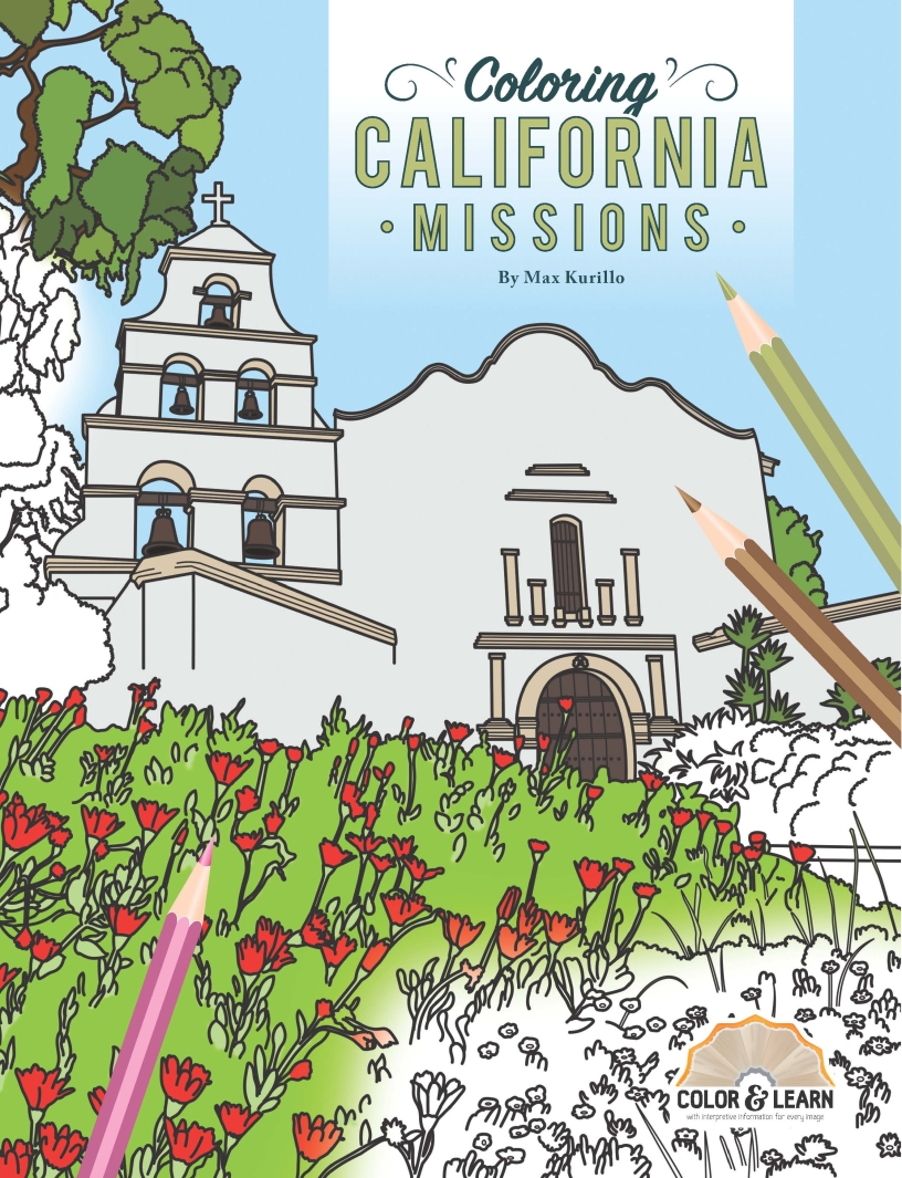Coloring California Missions by Max Kurillo