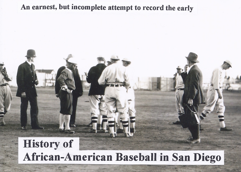 History of African-American Baseball in San Diego by Bill Swank