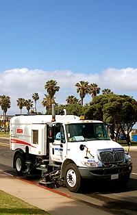 Photo of a Street Sweeper
