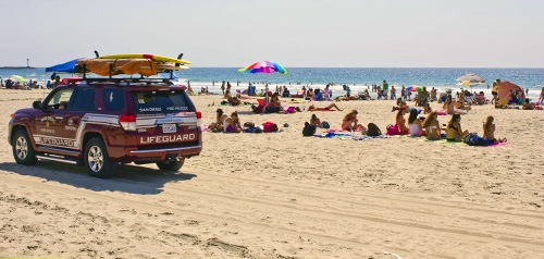 Lifeguard Truck, Beach