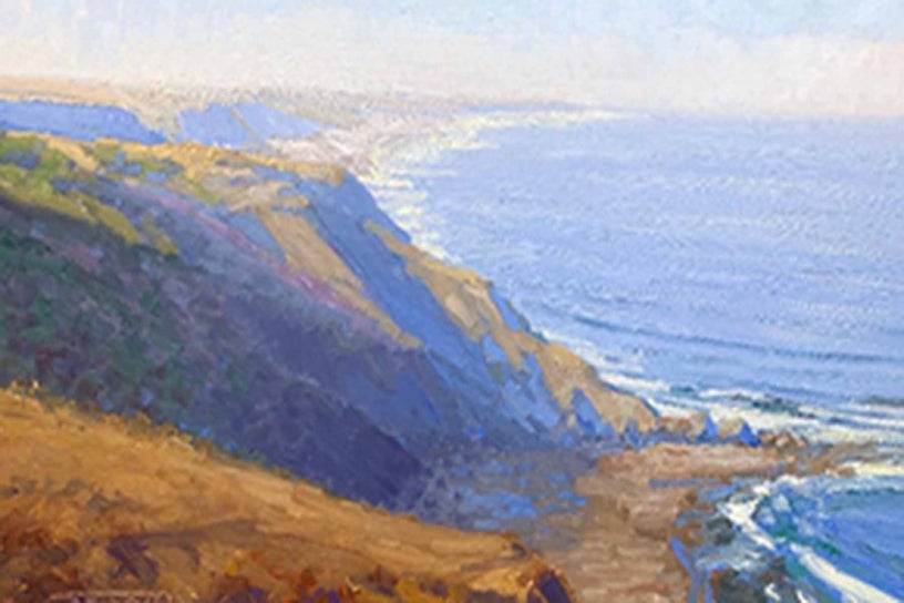 Landscape painting by J. Sewell