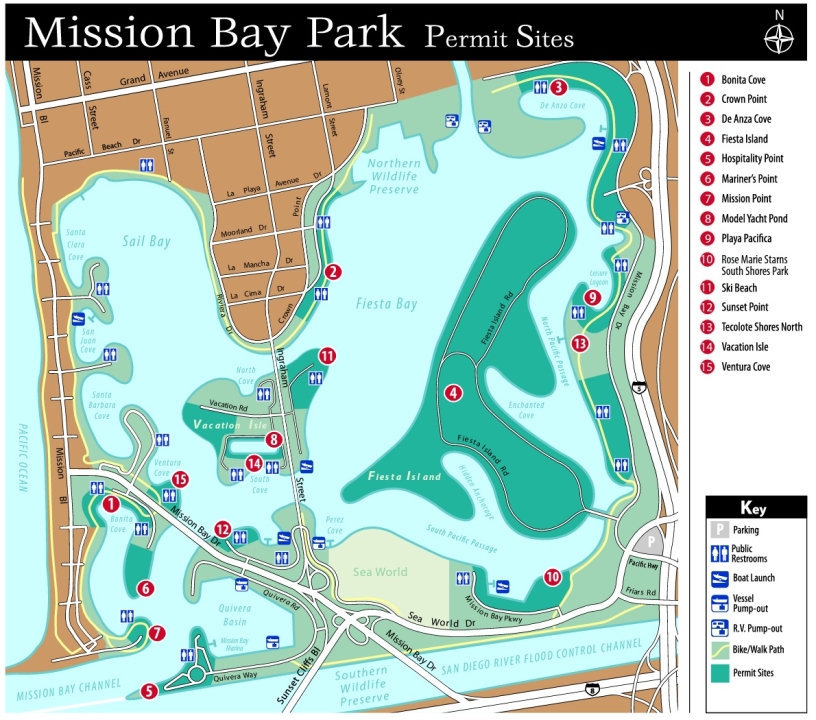 Mission Bay Permit Sites