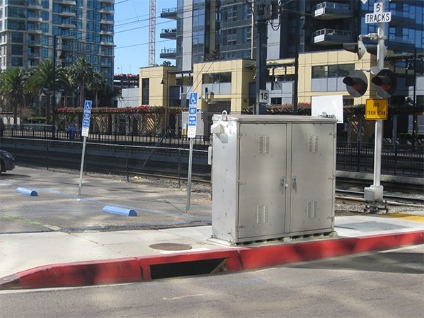 Photo of MTS/NCTD Railroad Equipment Enclosure