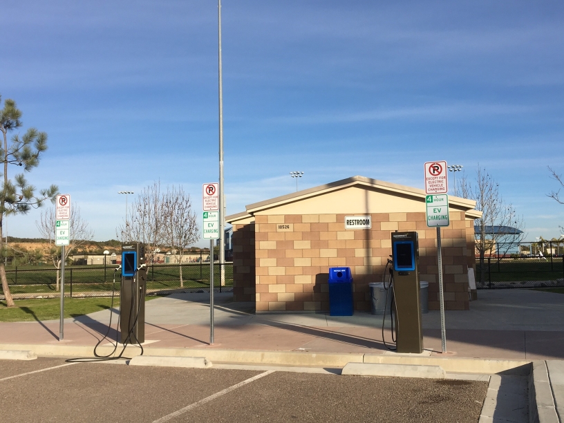 Ocean Air Recreation Center EV charging stations