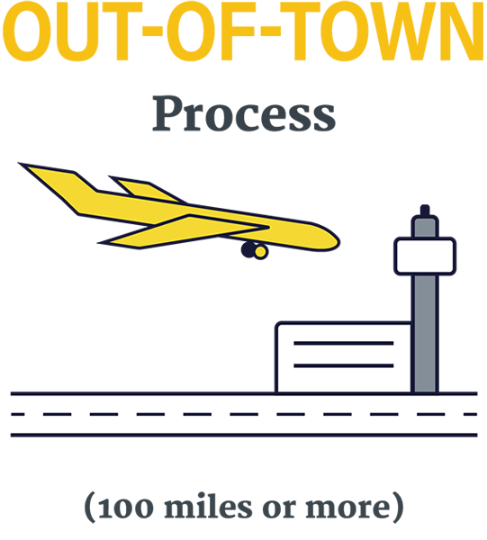 Out-of-town process