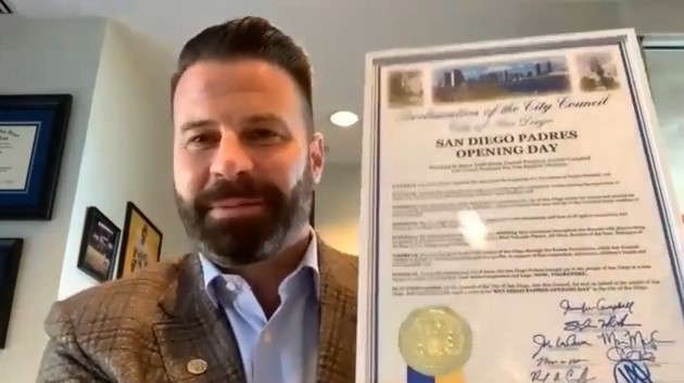 Padres Opening Day Proclamation