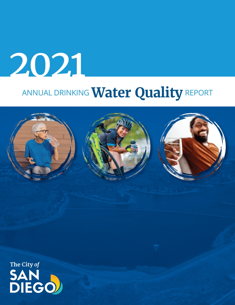 cover of 2021 drinking water quality report