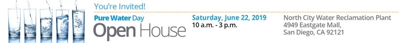 2019 Open House Banner Pure Water Day Open House