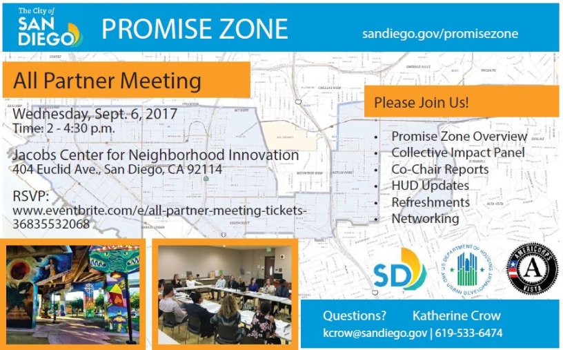 All Partner Meeting San Diego Promise Zone