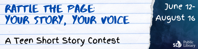 Rattle the Page - Teen Short Story Contest banner