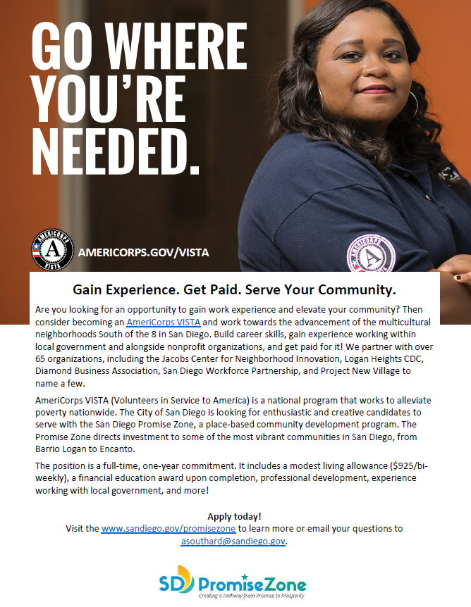 VISTA Recruitment Flyer in English