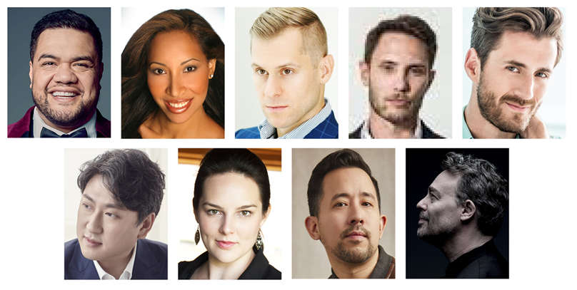 Stars in the Salon with cast of Roméo et Juliette
