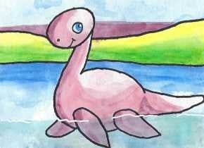 Dinosaur artwork by Claire