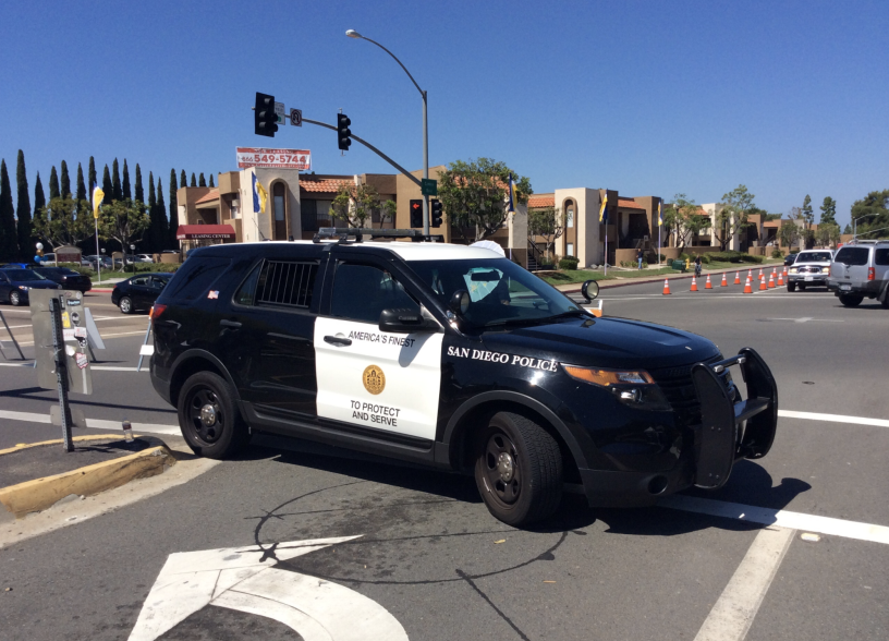 San Diego Police vehicle